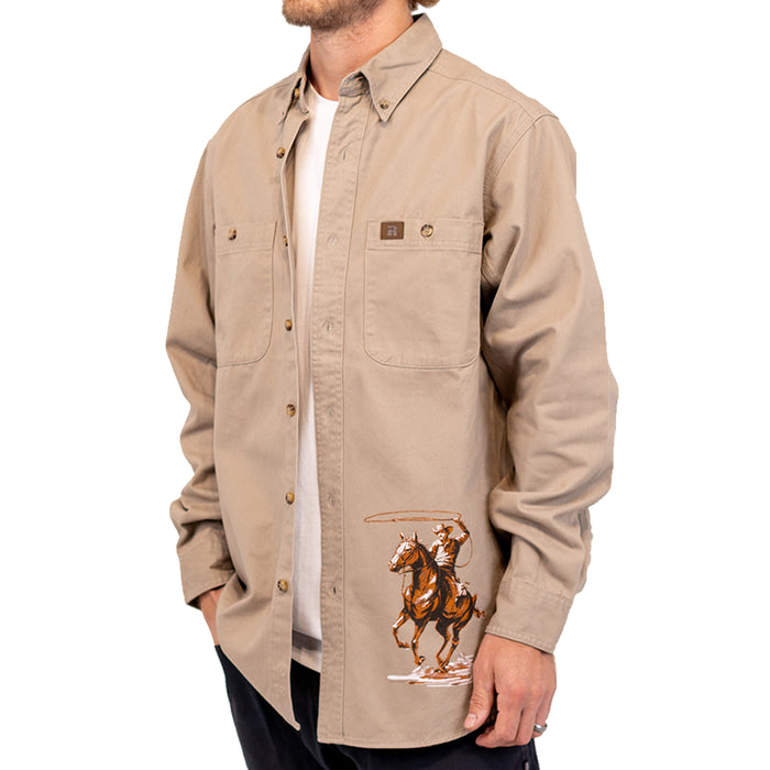 Wrangler Cowboy Up Work Shirt