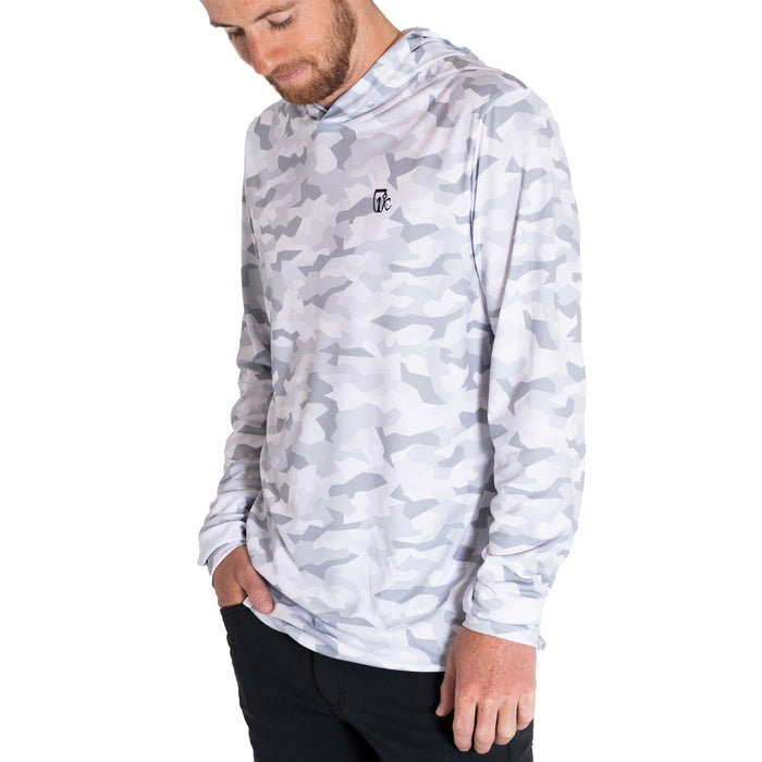 UV Sun Hoodie - Snow Camo