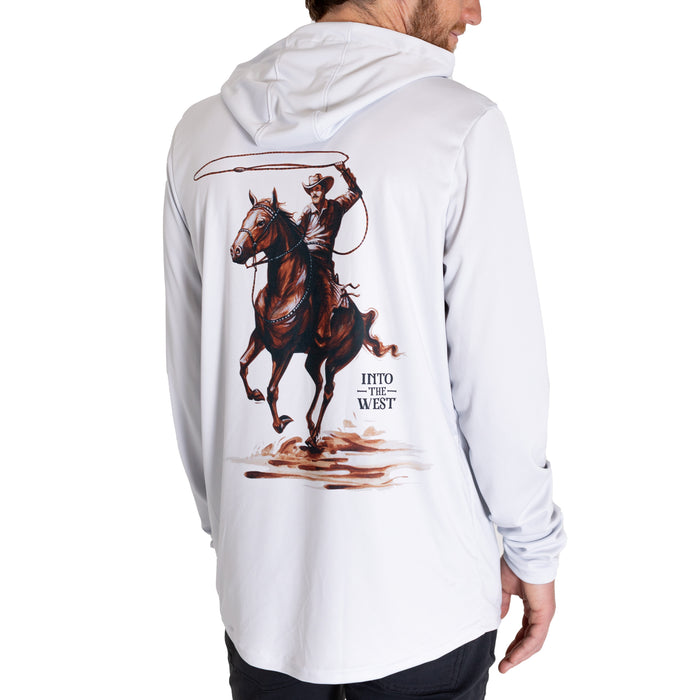 UV Sun Hoodie - Cowboy