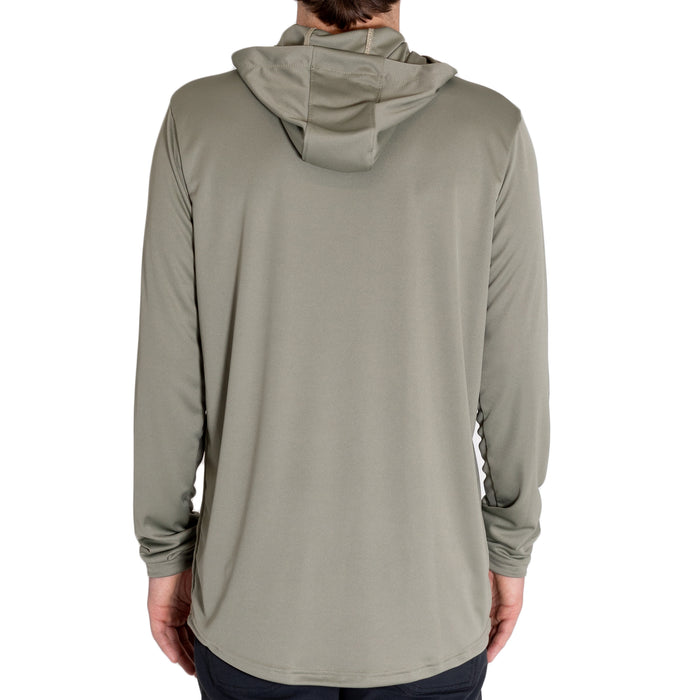 UV Sun Hoodie Olive Grey Icelantic Skis