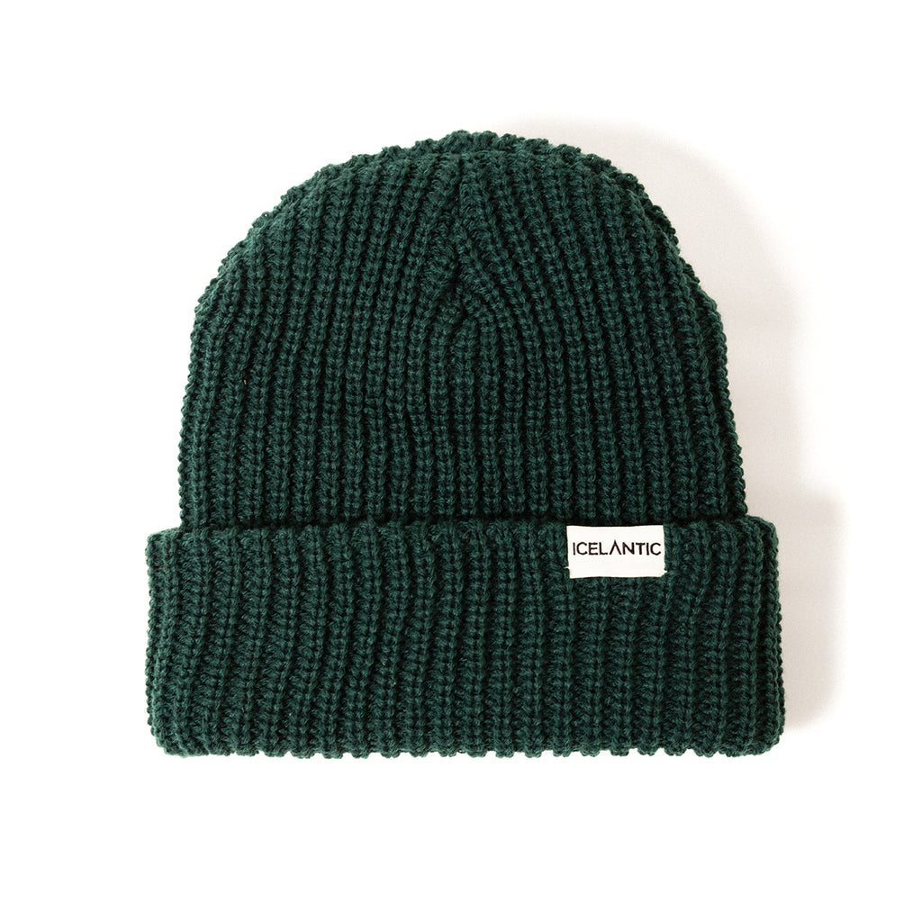 Spindrift beanie | 100% Merino wool beanie | chunky knit | faux fur pom-pom | winter hat | mint green | cable hat - by Timber Ridge discount Knits